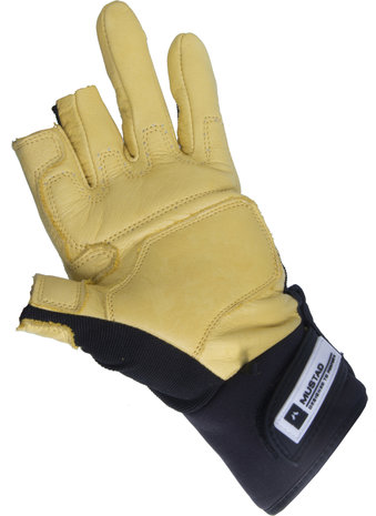 Mustad gloves - leather including magnet