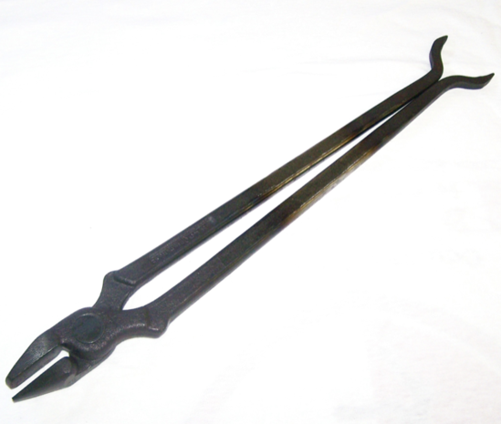 Bloom fitting and forging tongs combi
