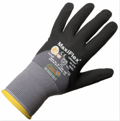 Hyflex Pro Fit work gloves size 8