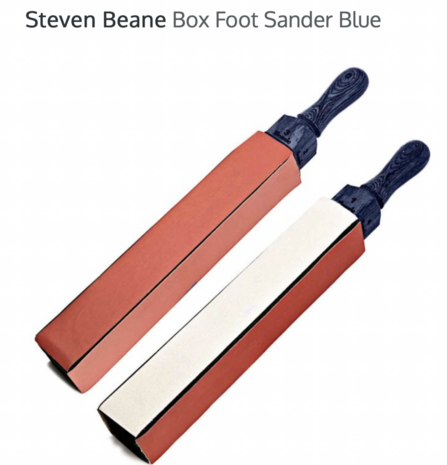 Steven Beane Box Foot Sander Blue