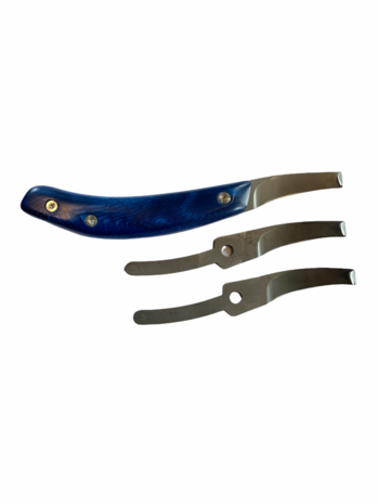 Luwex hoof knife Rocket DK  SNAKE blue